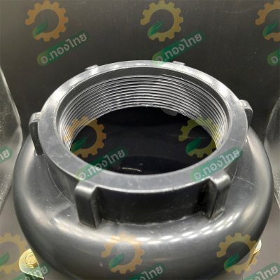 ฟุตวาล์ว PVC หัวกะโหลกดูดน้ำ ลิ้นสปริง 6 หู แบบเกลียวใน สีดำ ขนาด 3 นิ้ว (Red Hand)