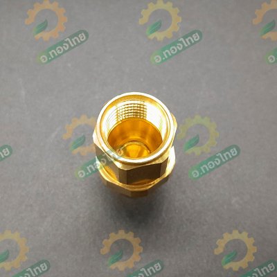 หัวพ่นยาทองเหลือง หัวพัดหงาย หัวฉีดยาติดท้ายรถ เกลียวใน ขนาด 2 หุน (ผ่ากลาง)