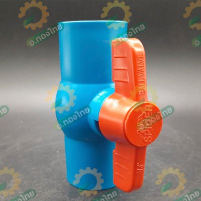 บอลวาล์ว บอลวาล์วพีวีซี วาล์วน้ำ วาล์วปิดเปิด pvc 3/4 นิ้ว (หกหุน)