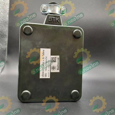 บล็อกยาง 4 x 4 พร้อมปลั๊กกราวค์คู่ รุ่น WNG 15923-7 สีดำ 16A 250V (Nationine)