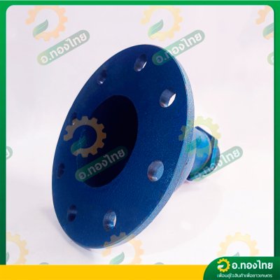 ท่อขยายทางดูด+หน้าแปลนเหล็ก หน้าจานเหล็ก ข้อต่อลดเหล็ก ขนาด 4 *2 นิ้ว (เกลียวนอก)