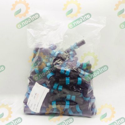 ข้อต่อเทปน้ำหยด ข้อต่อน้ำหยด แบบดึงล็อค ขนาด 16 มิล (สีฟ้า นันทชิต) จำนวน 100 ตัว