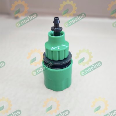 ข้อต่อสวมเร็ว ข้อต่อสายยาง ข้อต่อก๊อกน้ำ+ต่อสายยาง ข้อต่อสวมเร็ว1/2 ต่อสายไมโคร (สีเขียว)