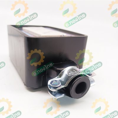 บล็อกยาง 2 x 4 พร้อมปลั๊กกราวค์คู่ สีดำ 16A 250V (Nationine)