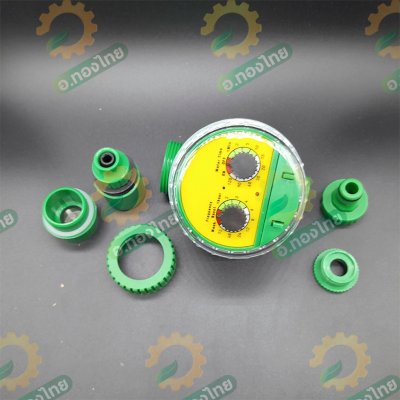 เครื่องตั้งเวลารดน้ำอัตโนมัติ Water timer แบบอนาล็อก เครื่องควบคุมการรดน้ำ (สีเขียว-เหลือง)