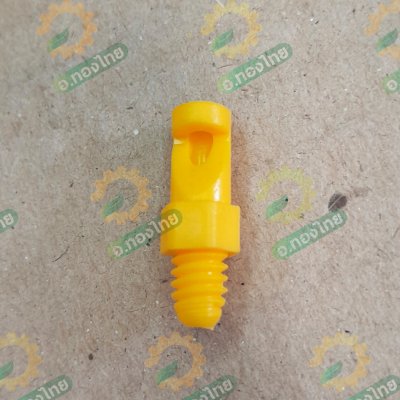 มินิสปริงเกอร์ หัวฉีดสเปรย์ 180 องศา หัวเจ๊ทยาว ต่อสายไมโคร PE สีเหลือง (100 ตัว) S&S