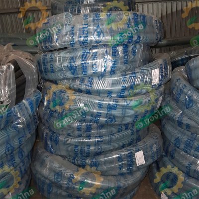 สายดูดน้ำ ท่อดูด ท่อคอควาย ขนาด 2 นิ้ว ยาว 12 เมตร (ไฮล่อน) ท่อน้ำไทย