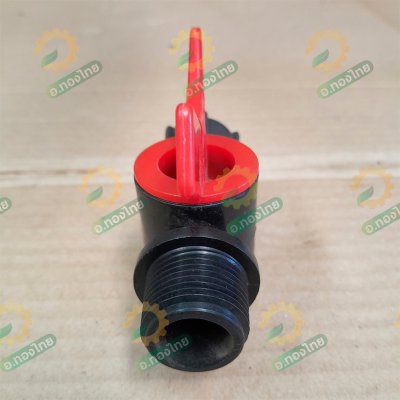 วาล์วเกลียวนอก ต่อเทปน้ำพุ่ง 3/4*25 มม. รุ่น DLT 25 มีตัวล็อคเทป ยี่ห้อ Super product