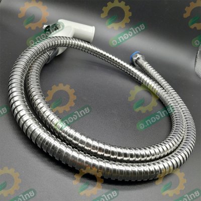 สายฉีดชำระ PVC สีขาว สายโครเมี่ยม (Rinsing Spray) รุ่น S1 ยี่ห้อ ANA