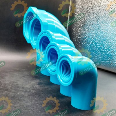 งอเกลียวใน ข้องอ 90 องศา PVC พีวีซี ขนาด 1/2 - 2 นิ้ว หนา 13.5 ยี่ห้อ ท่อน้ำไทย