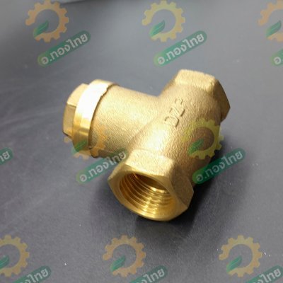 เช็ควาล์วนอน เช็ควาล์วสวิง วาล์วกันย้อน ทองเหลือง ขนาด 1/2 นิ้ว ยี่ห้อ SANWA