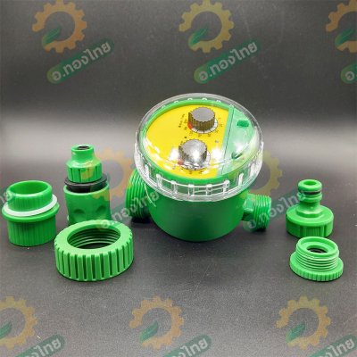 เครื่องตั้งเวลารดน้ำอัตโนมัติ Water timer แบบอนาล็อก เครื่องควบคุมการรดน้ำ (สีเขียว-เหลือง)
