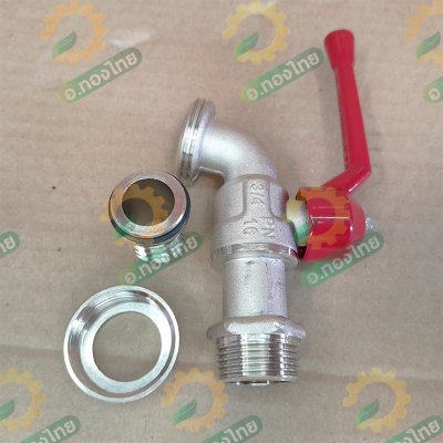 ก๊อกสนาม ก๊อกน้ำประปา ก๊อกเปิดปิดทองเหลือง ขนาด 3/4 นิ้ว (6หุน) ยี่ห้อ Sanwa ซันวา