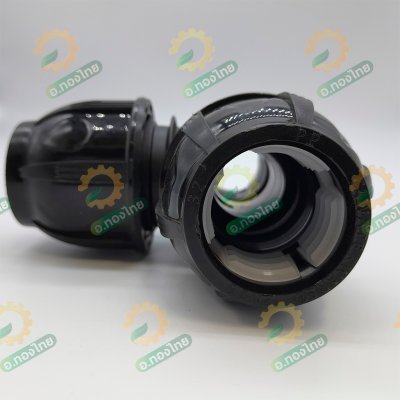 ตัวล็อคสามทางท่อ PE 32 มิล (คละสี)