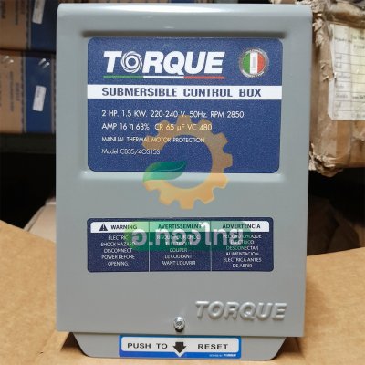 กล่องควบคุม ปั๊มบาดาลทอร์ค (TORQUE) ปั๊มน้ำ Submersible Control Box กล่องคอนโทรล รุ่น CB4OS15S 2 แรง