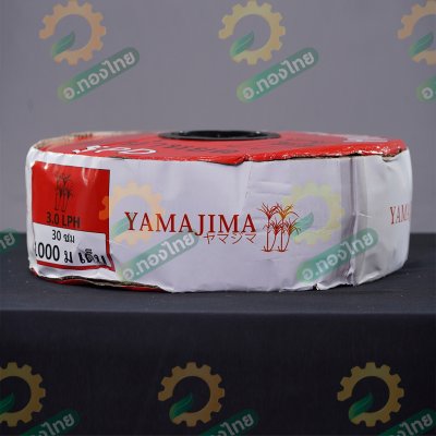 เทปน้ำหยด สายน้ำหยด 30 cm ยาว 1000 เมตร หนา 0.16 (1รู) ยี่ห้อ yamajima ยามาจิม่า