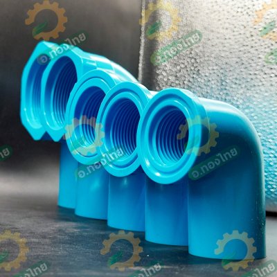 งอเกลียวใน ข้องอ 90 องศา PVC พีวีซี ขนาด 1/2 - 2 นิ้ว หนา 13.5 ยี่ห้อ ท่อน้ำไทย