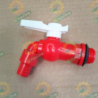 ก๊อกสนาม ก๊อกน้ำประปา ก๊อกเปิดปิด PVC ขนาด 1/2 นิ้ว (4หุน) ยี่ห้อ Spider คละสี