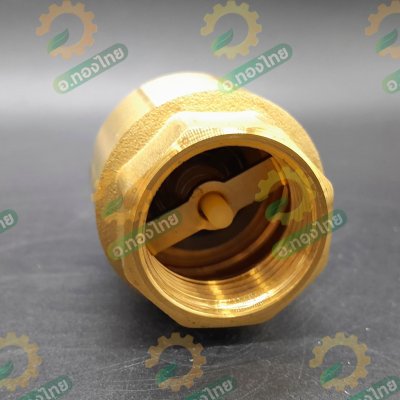 เช็ควาล์วตั้ง เช็ควาล์วสปริง วาล์วกันย้อน ทองเหลือง ขนาด 2 นิ้ว ยี่ห้อ SANWA