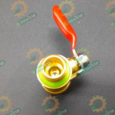 บอลวาล์วพ่นยา ก๊อกพ่นยา ทองเหลือง เกลียว 2หุน ก๊อกเปิดปิด (ผู้+ผู้)