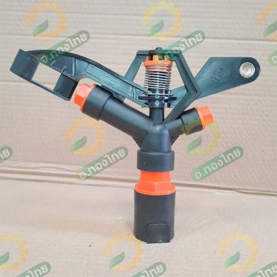 สปริงเกอร์ เกลียวใน 1 นิ้ว รุ่น 2 หัวฉีด หมุนรอบตัว ยี่ห้อ super product (สีส้ม-ดำ)