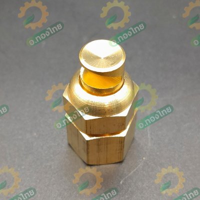 หัวพ่นยาทองเหลือง หัวพัดคว่ำ หัวฉีดยาติดท้ายรถ เกลียวใน ขนาด 2 หุน (ผ่าข้าง)