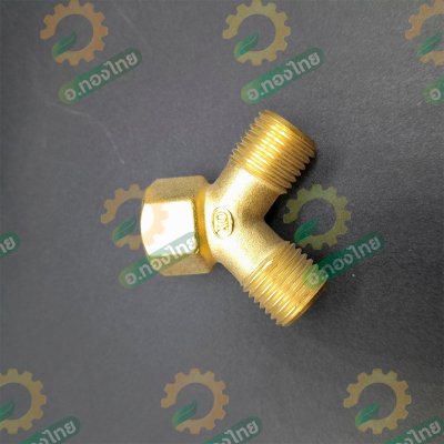 สามทางวายพ่นยา ข้อต่อสามทางพ่นยา ทองเหลือง ขนาด 2 หุน (1/4 นิ้ว)