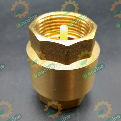 เช็ควาล์วตั้ง เช็ควาล์วสปริง วาล์วกันย้อน ทองเหลือง ขนาด 2 นิ้ว ยี่ห้อ SANWA