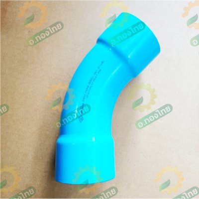 ข้อโค้ง 45 องศา ขนาด 2 , 2 1/2 , 3 , 4 นิ้ว หนา 8.5 ยี่ห้อ ท่อน้ำไทย (ช่วงสั้น)