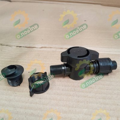 วาล์วผ้าใบ วาล์วสายส่งน้ำ แบบหมุนเกลียว (รุ่นใหม่) จำนวน 100 ตัว (สีดำ)