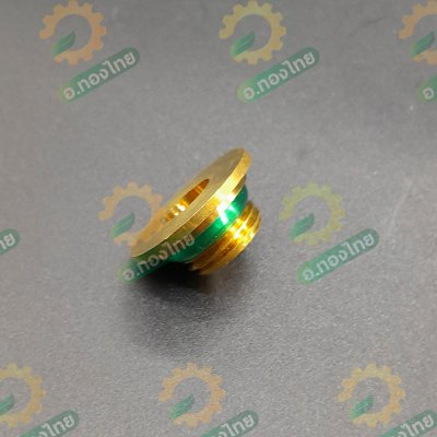 แป้นทองเหลือง ข้อต่อด้ามพ่นยา เกลียวนอก ขนาด 1/4 นิ้ว