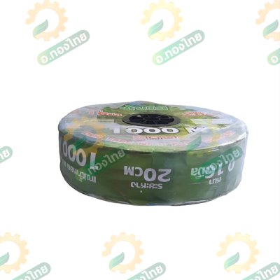 เทปน้ำหยด สายน้ำหยด 20 cm ยาว 1000 เมตร 20x1000 หนา 0.16 ยี่ห้อ ต้นไม้ แบบรูเดียว
