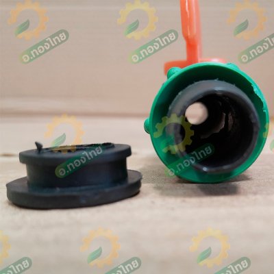 Super product วาล์วน้ำหยด + ลูกยาง ก๊อกน้ำหยด วาล์วเทปน้ำหยด ขนาด 16 มิล (1 ชุด)