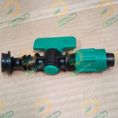 วาล์วน้ำหยด + ลูกยาง ก๊อกน้ำหยด วาล์วเทปน้ำหยด ขนาด 16 มิล (1 ชุด) S&S