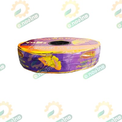 เทปน้ำหยด สายน้ำหยด 20 cm ยาว 1000 เมตร หนา 0.16 (2รู) ยี่ห้อ ใบพัดทอง