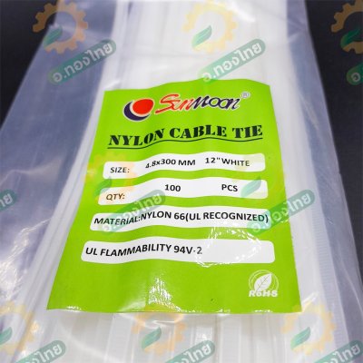 สายรัด เคเบิ้ลไทร์ หนวดกุ้ง สายรัดสายไฟ 4 , 6 , 8 นิ้ว (100 เส้น)