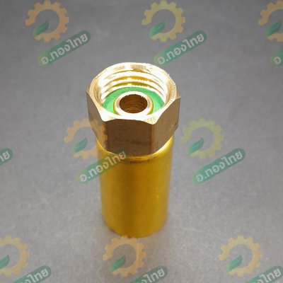 ข้อต่อสายพ่นยา ปลอกพ่นยา ชุดหัวย้ำสายพ่นยาทองเหลือง (ผู้-เมีย)