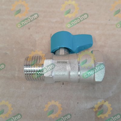 มินิบอลวาล์ว วาล์วปิดเปิด (ผู้-เมีย) ขนาด 1/2 (สี่หุน) ยี่ห้อ ซันวา SANWA ทองเหลือง 