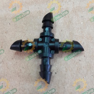 ข้อต่อสี่ทาง สายไมโคร ยี่ห้อ SUPER PRODUCT (10 ตัว)