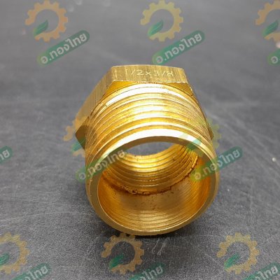 ข้อต่อลดเหลี่ยม ลดเหลี่ยมทองเหลือง (เกลียวใน-นอก) 1/4 , 3/8 , 1/2 นิ้ว ยี่ห้อ ANA