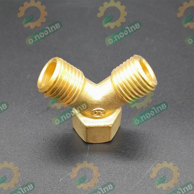 สามทางวายพ่นยา ข้อต่อสามทางพ่นยา ทองเหลือง ขนาด 2 หุน (1/4 นิ้ว)