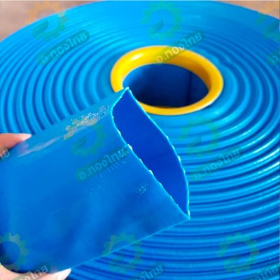 สายส่งน้ำ สายสปริงเกอร์ ท่อผ้าใบ เคลือบ PVC สายดับเพลิง 1 1/2 นิ้ว (สีน้ำเงิน) ยาว 100 เมตร