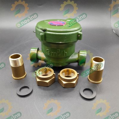 มิเตอร์น้ำ มาตรน้ำ มาตรวัดน้ำ ทองเหลือง ขนาด 1/2 (4หุน) ยี่ห้อ SANWA ซันวา