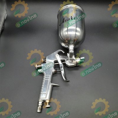 กาพ่นสี สเปรย์ปืนฉีดลม ถ้วยบน รุ่น W-71 (ASAKI)