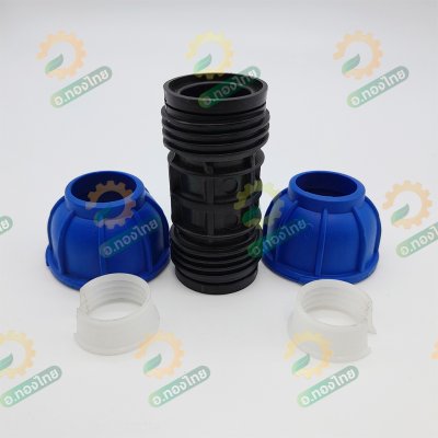 ข้อต่อสวมล็อค ข้อต่อตรง PE ขนาด 20 มิล - 4 หุน (คละสี)