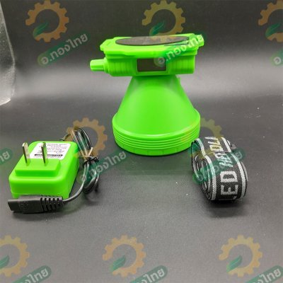 ไฟฉายคาดหัว แสงไฟขาว ไฟส่องกบ ไฟหาปลา ไฟฉายดำน้ำ LED ยี่ห้อ AppleGreen 6G มีสวิตช์เร่งหรี่