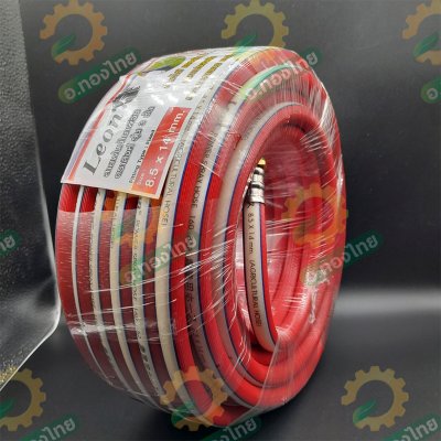 สายพ่นยา สายฉีดยา หนา 3 ชั้น 20 เมตร ข้อต่อทองเหลือง ยี่ห้อ LEON