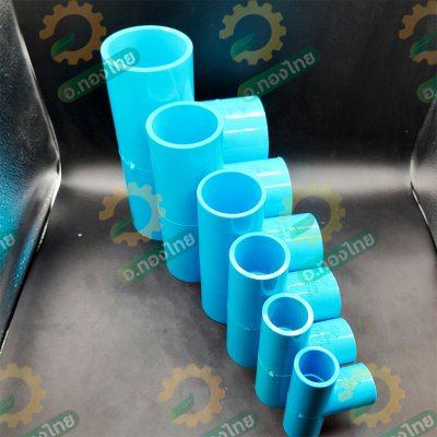 สามทาง PVC ขนาด 1/2" - 2" (4หุน-2นิ้ว) หนา 13.5 (ท่อน้ำไทย)