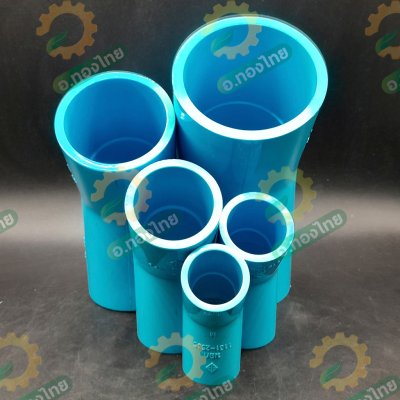 ข้องอ 45 องศา PVC พีวีซี ขนาด 1/2 - 2 นิ้ว หนา 13.5 ยี่ห้อ ท่อน้ำไทย
