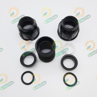 ข้อต่อสวมล็อค ข้อต่อตรง PE ขนาด 20 มิล - 4 หุน (คละสี)